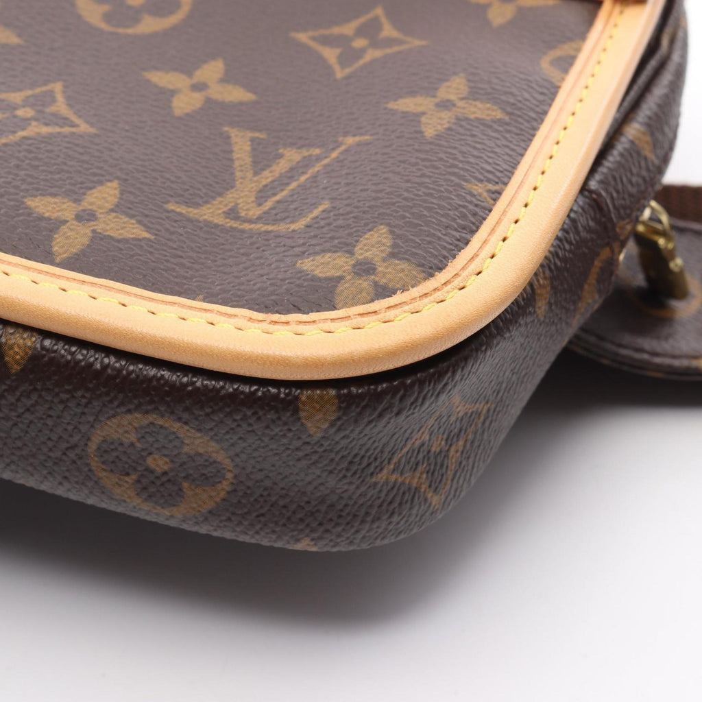 Louis Vuitton Brown Coated Canvas Pvc Monogram Leather Fanny Pack Sling Bag