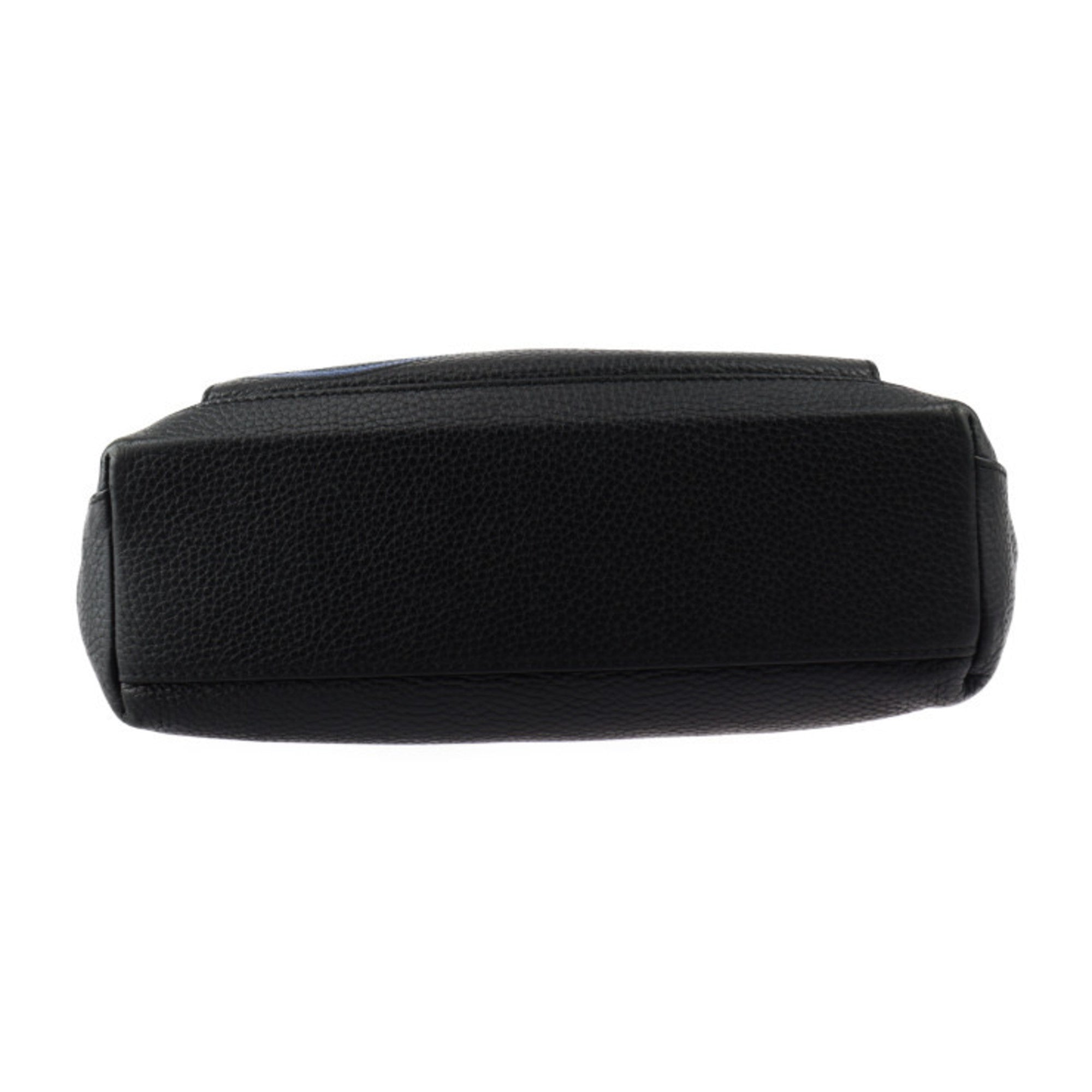 Louis Vuitton Black Leather Shoulder Bag