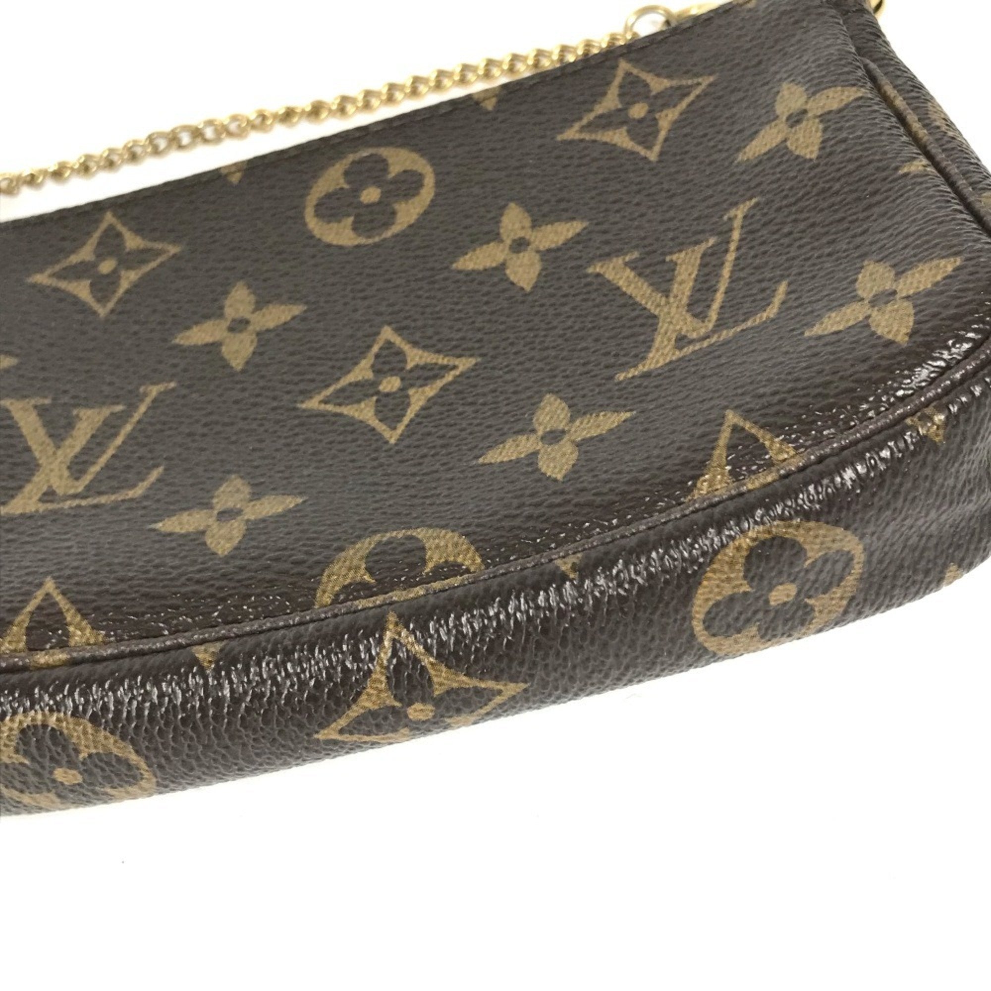 Louis Vuitton Brown Canvas Handbag Pochette