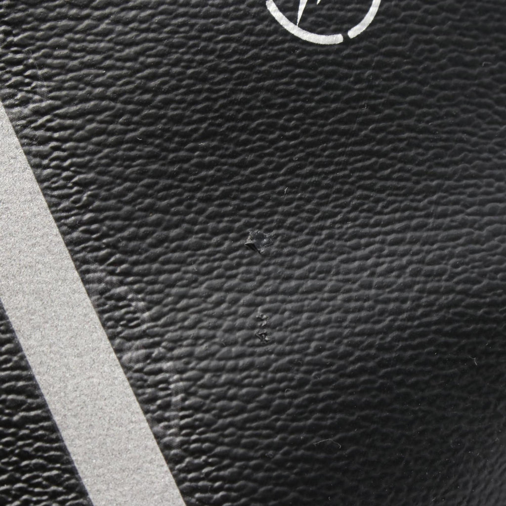 Louis Vuitton Black Coated Canvas Leather Backpack