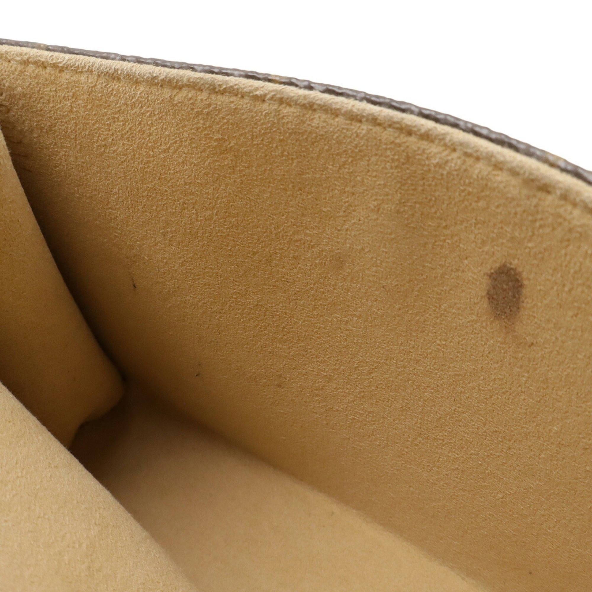 Louis Vuitton Brown Monogram White Monogram Clutch Bag Pochette Pouch