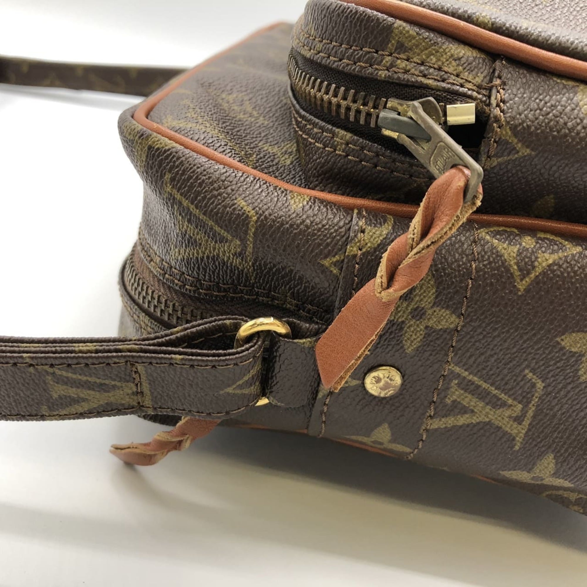 Louis Vuitton Brown Monogram Canvas Shoulder Bag