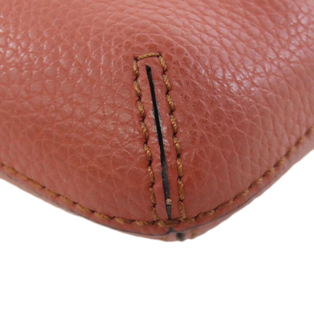 Chloé Brown Red Brown Leather Shoulder Bag (Pre-Owned)