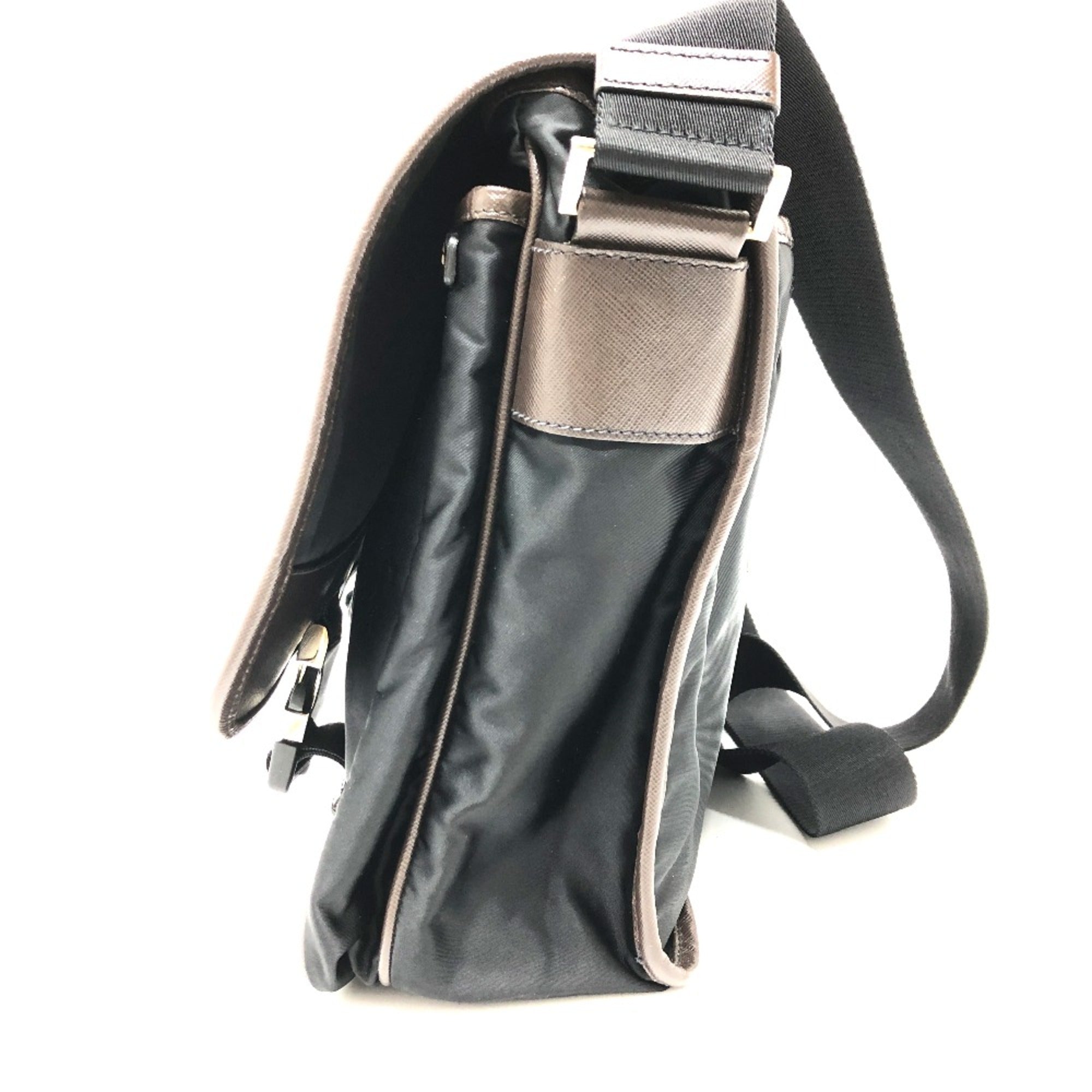 Prada Black Cloth Shoulder Bag