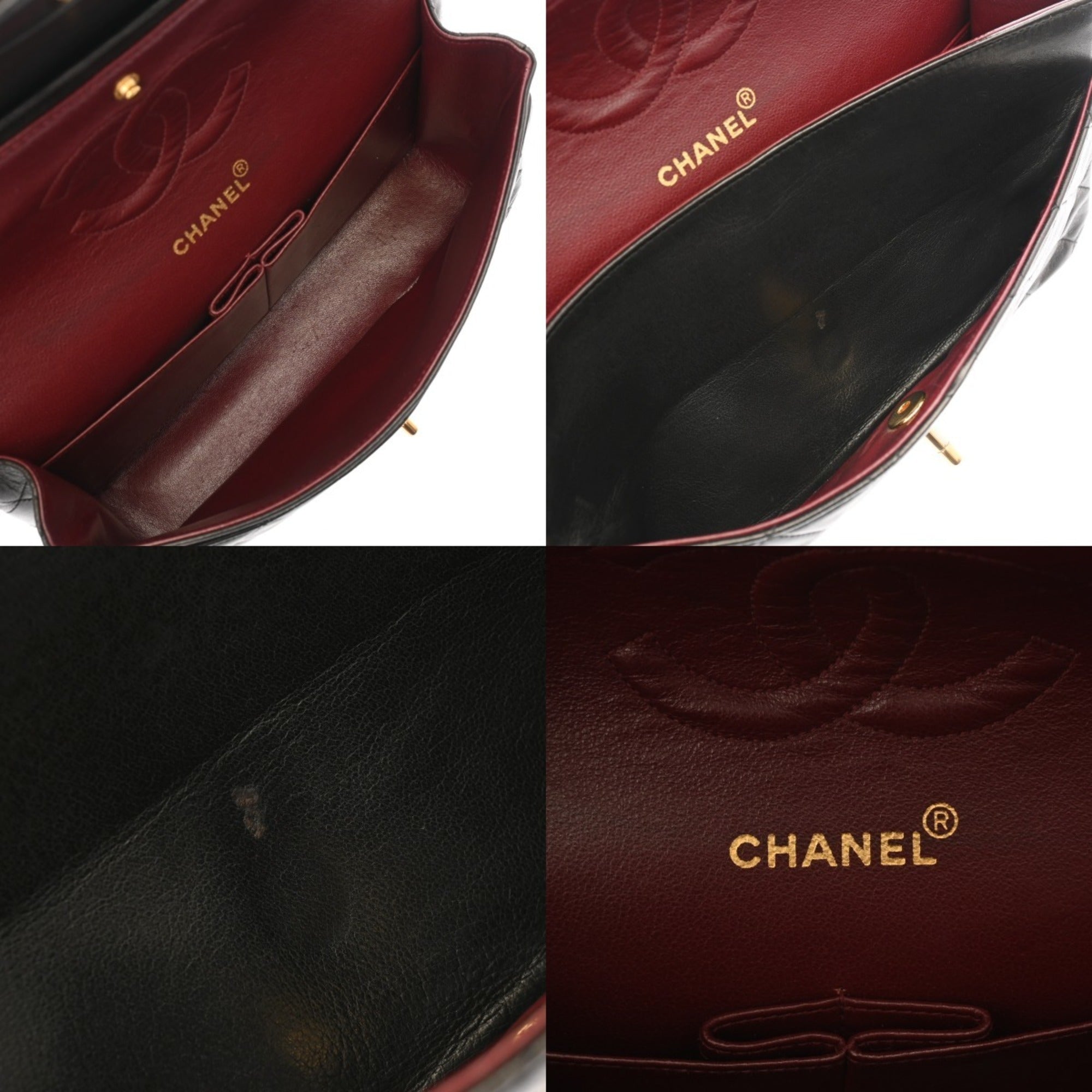 Chanel Black Leather Shoulder Bag