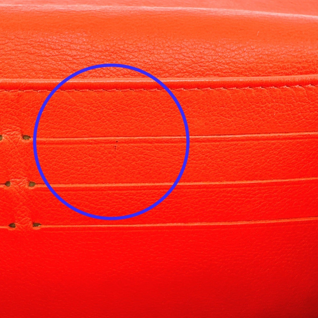 Louis Vuitton Corail Mahina Leather Long Wallet