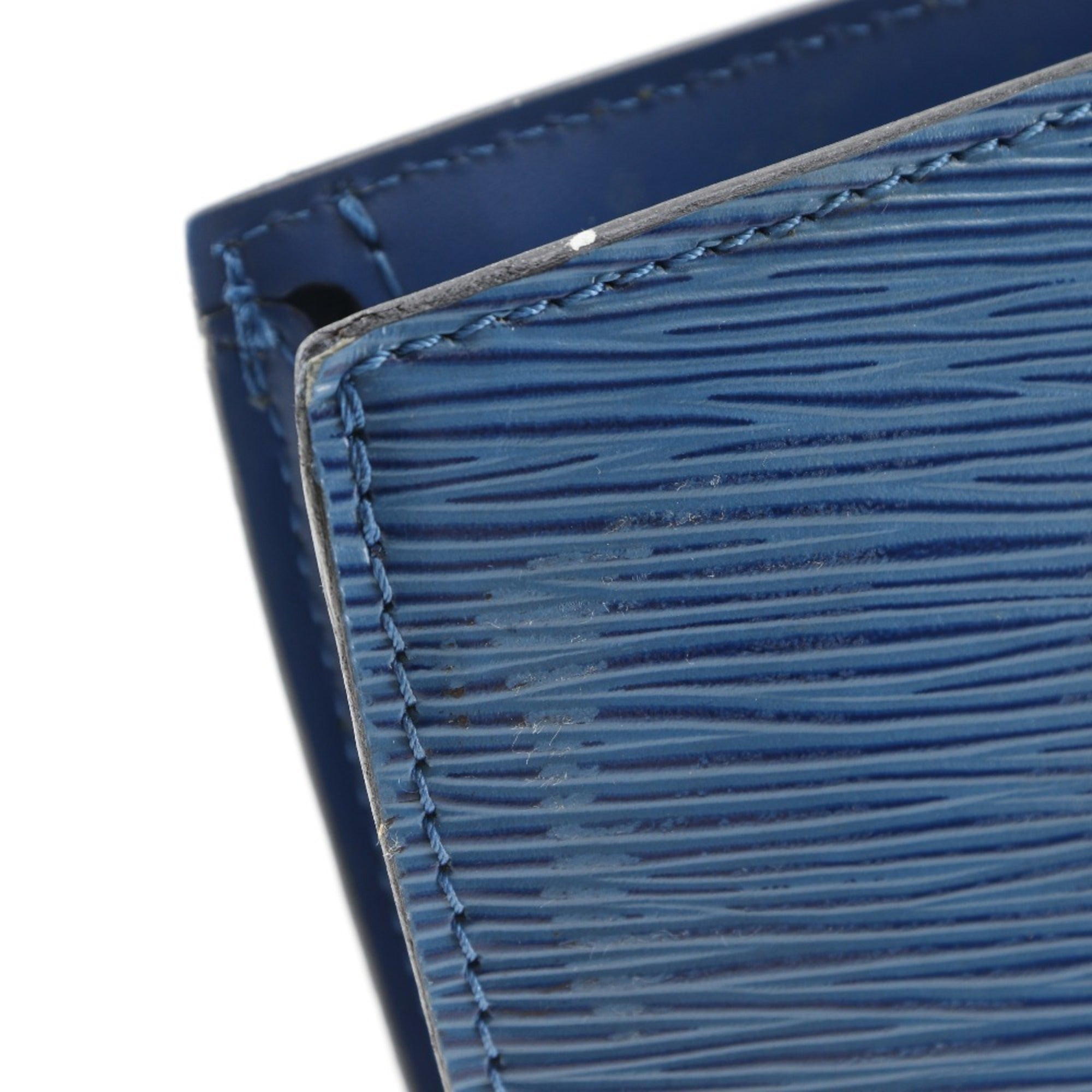 Louis Vuitton Epi Blue Toledo Blue Epi Leather Handbag