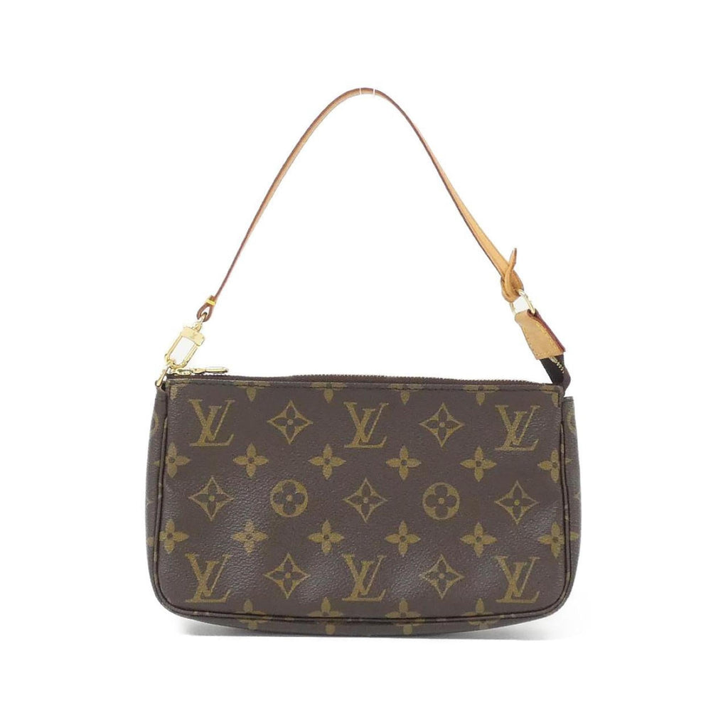 Louis Vuitton Marron Coated Canvas Pouch