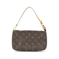 Louis Vuitton Marron Coated Canvas Pouch