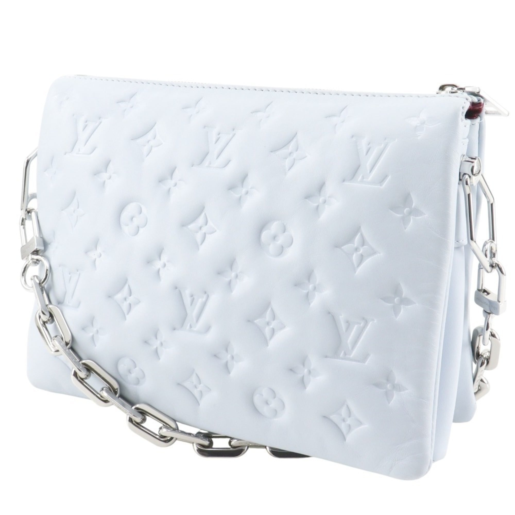 Louis Vuitton Light Blue Monogram Shoulder Bag