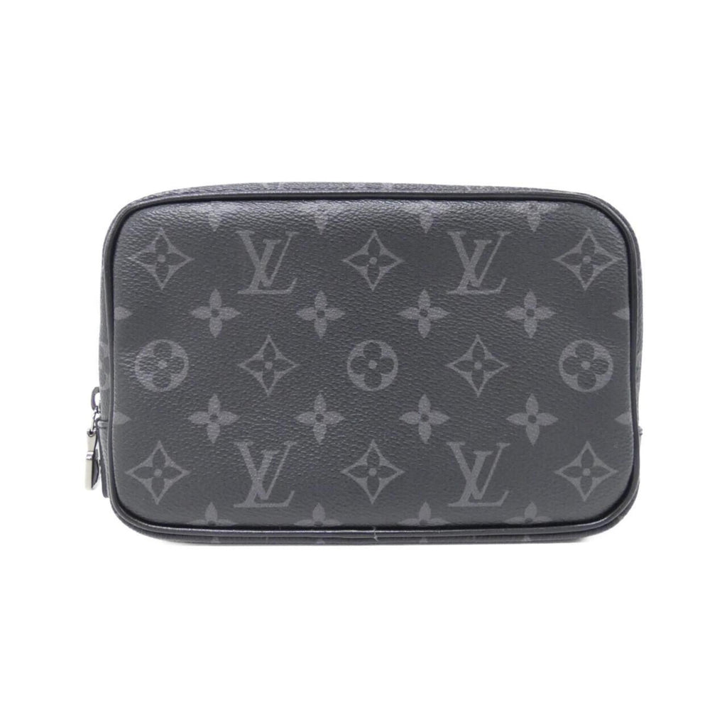 Louis Vuitton Black Coated Canvas Pouch