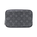 Louis Vuitton Black Coated Canvas Pouch