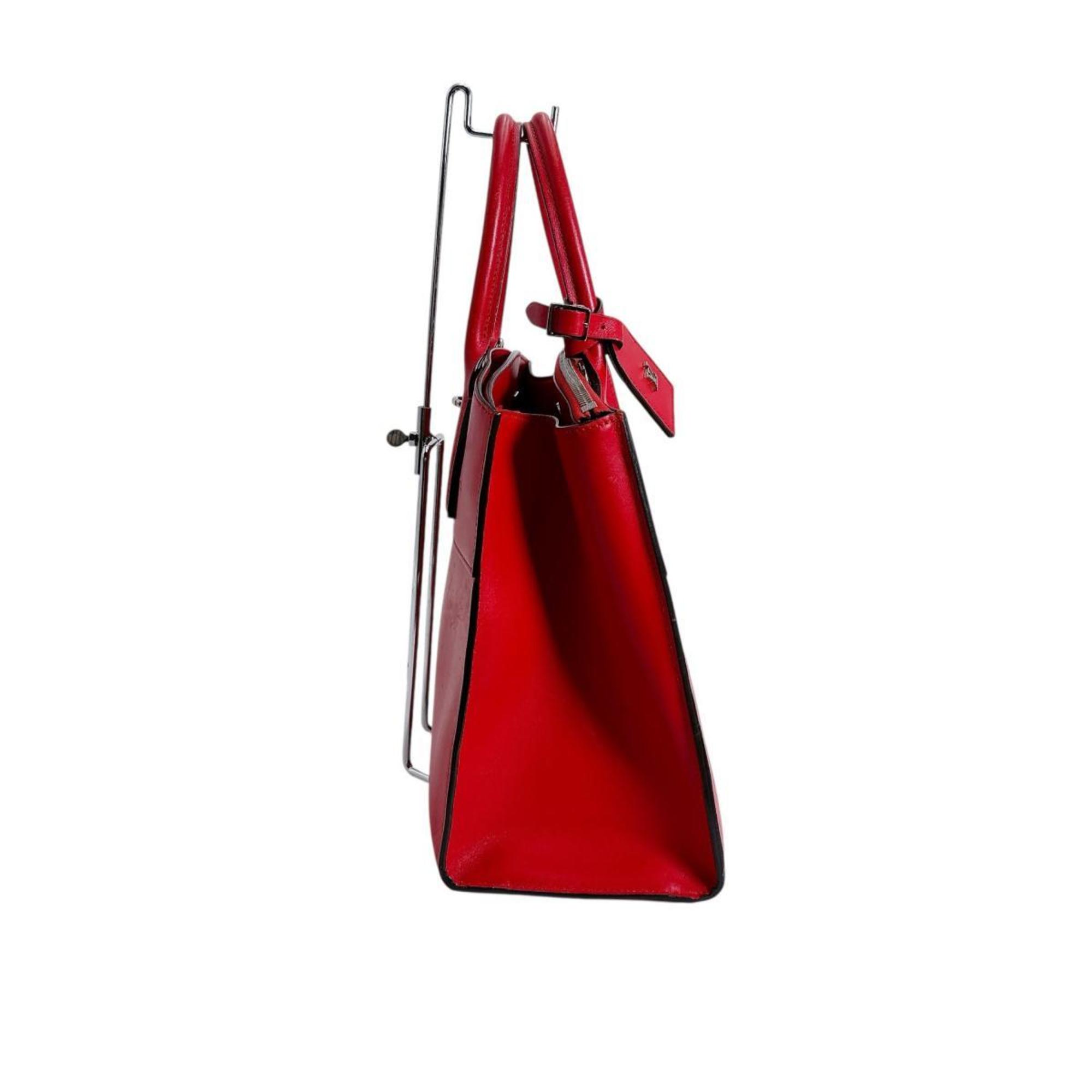 Louis Vuitton Red Color Leather Handbag