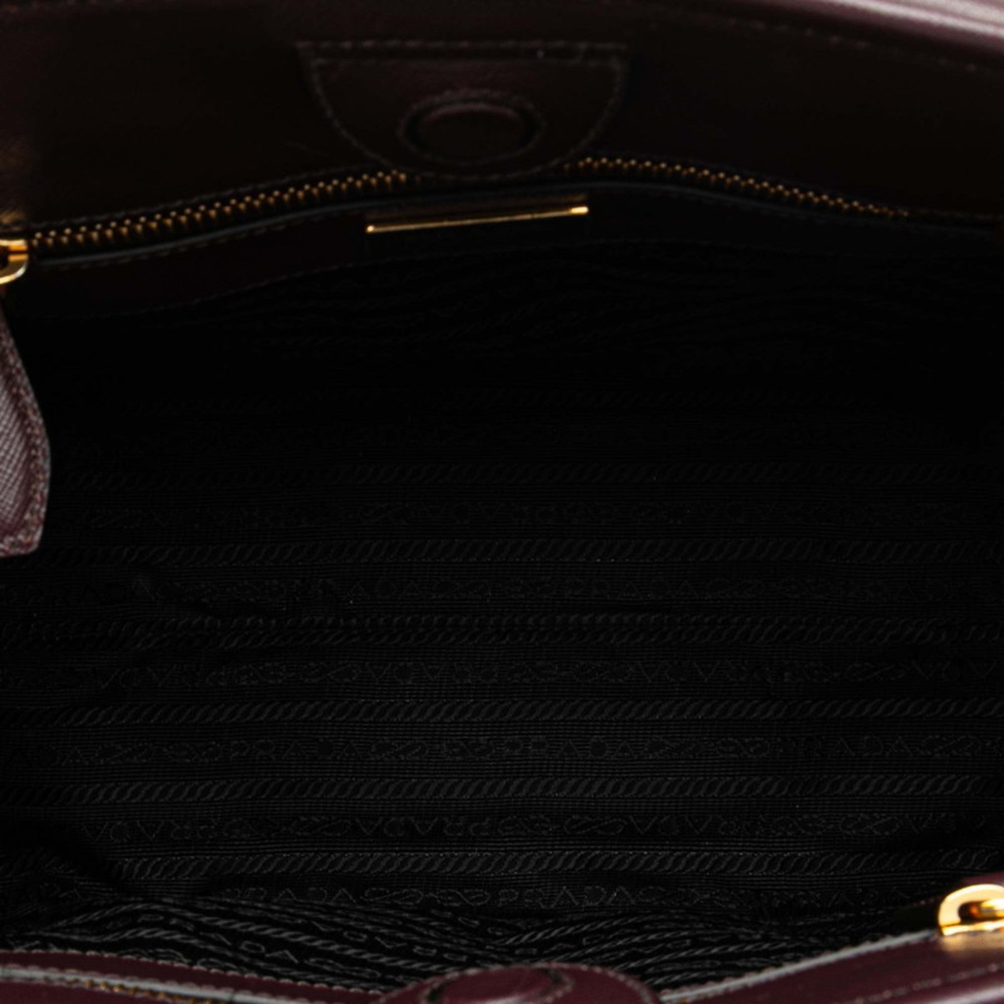 Prada Purple Nylon Leather Handbag Shoulder Bag