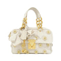 Louis Vuitton Lv Off White Canvas Handbag