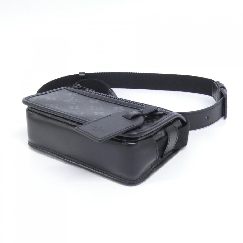 Louis Vuitton Black Coated Canvas Shoulder Bag