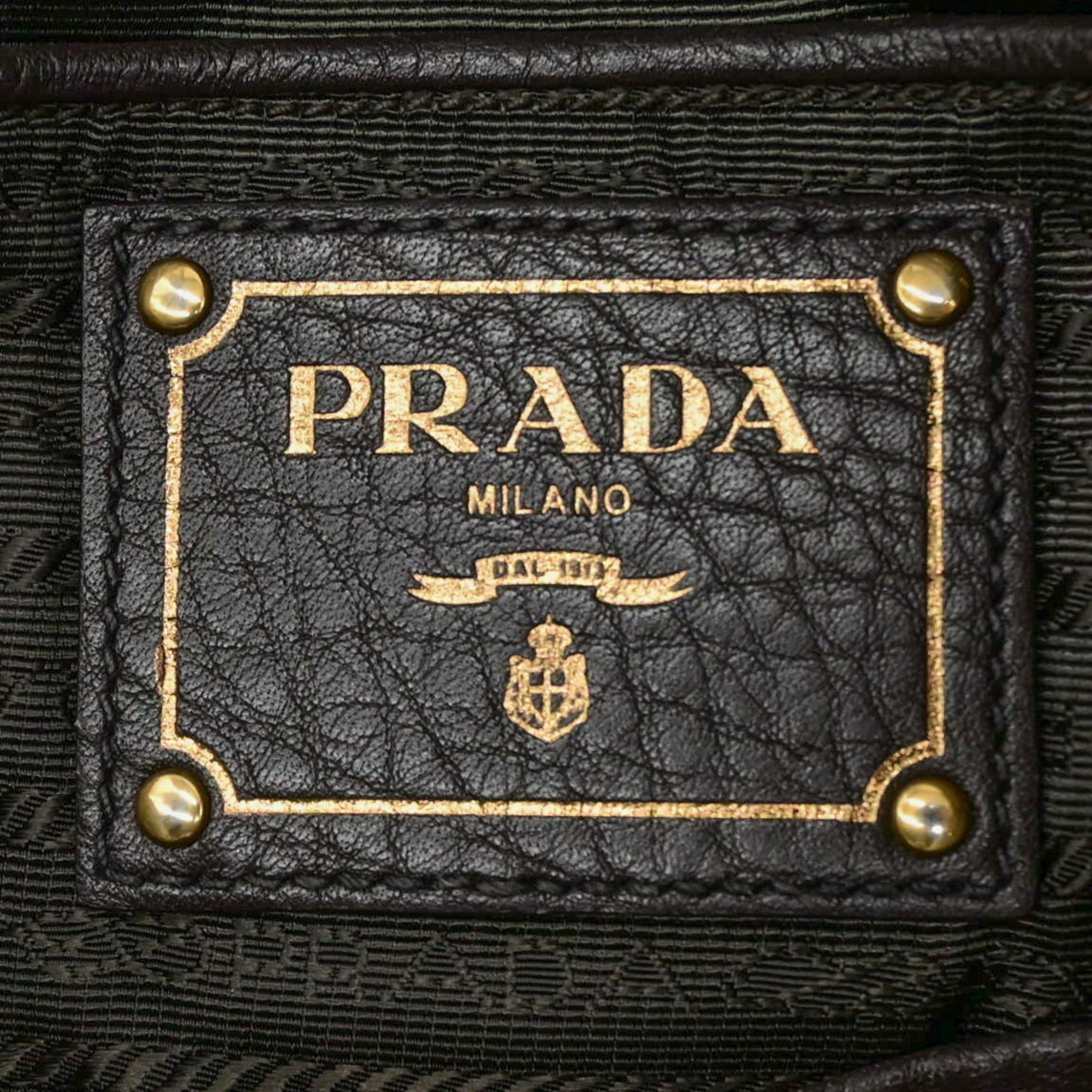 Prada Black Nylon Handbag Shoulder Bag