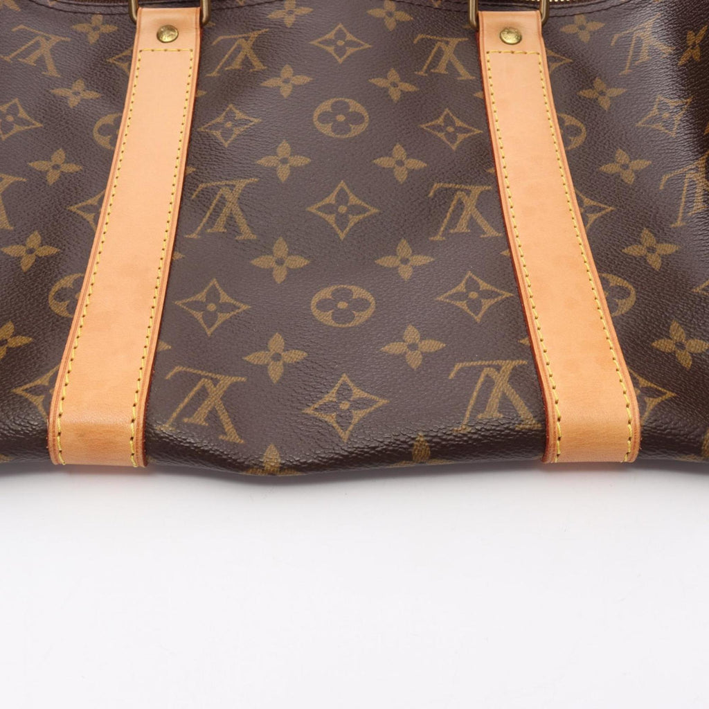 Louis Vuitton Brown Coated Canvas Pvc Monogram Leather Boston Bag