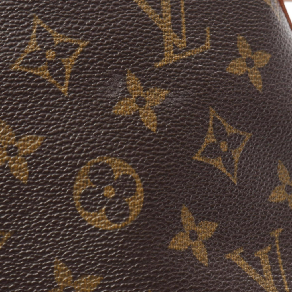 Louis Vuitton Brown Coated Canvas Pvc Monogram Leather Shoulder Bag