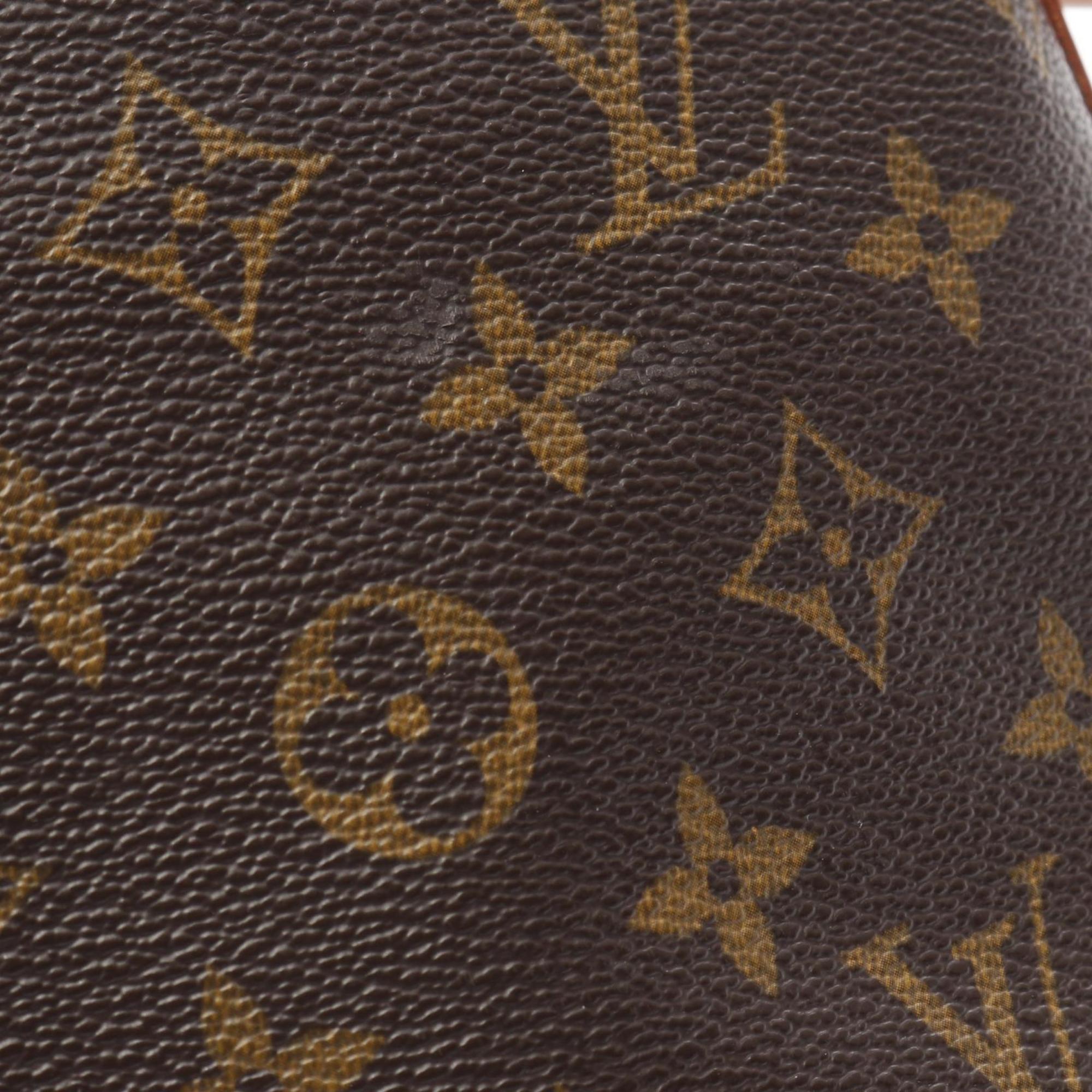 Louis Vuitton Brown Coated Canvas Pvc Monogram Leather Shoulder Bag