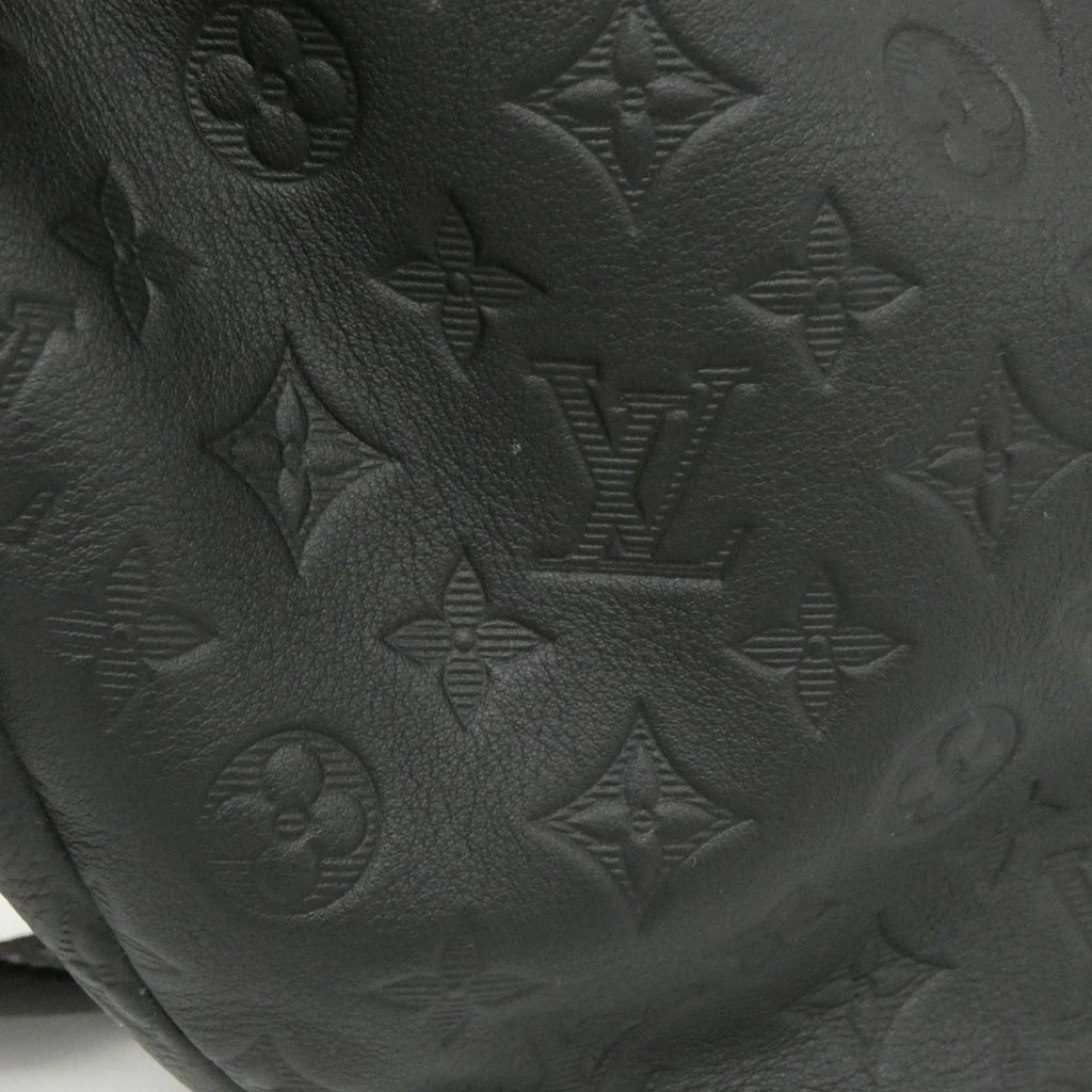 Louis Vuitton Black Leather Shoulder Bag