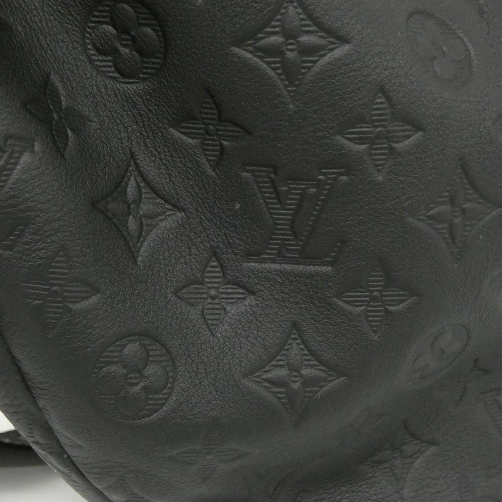 Louis Vuitton Black Leather Shoulder Bag