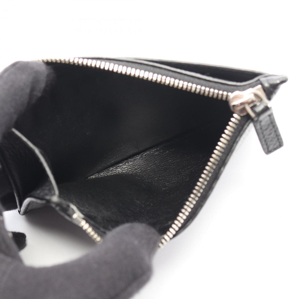 Balenciaga Black Leather Coin Purse/Coin Case
