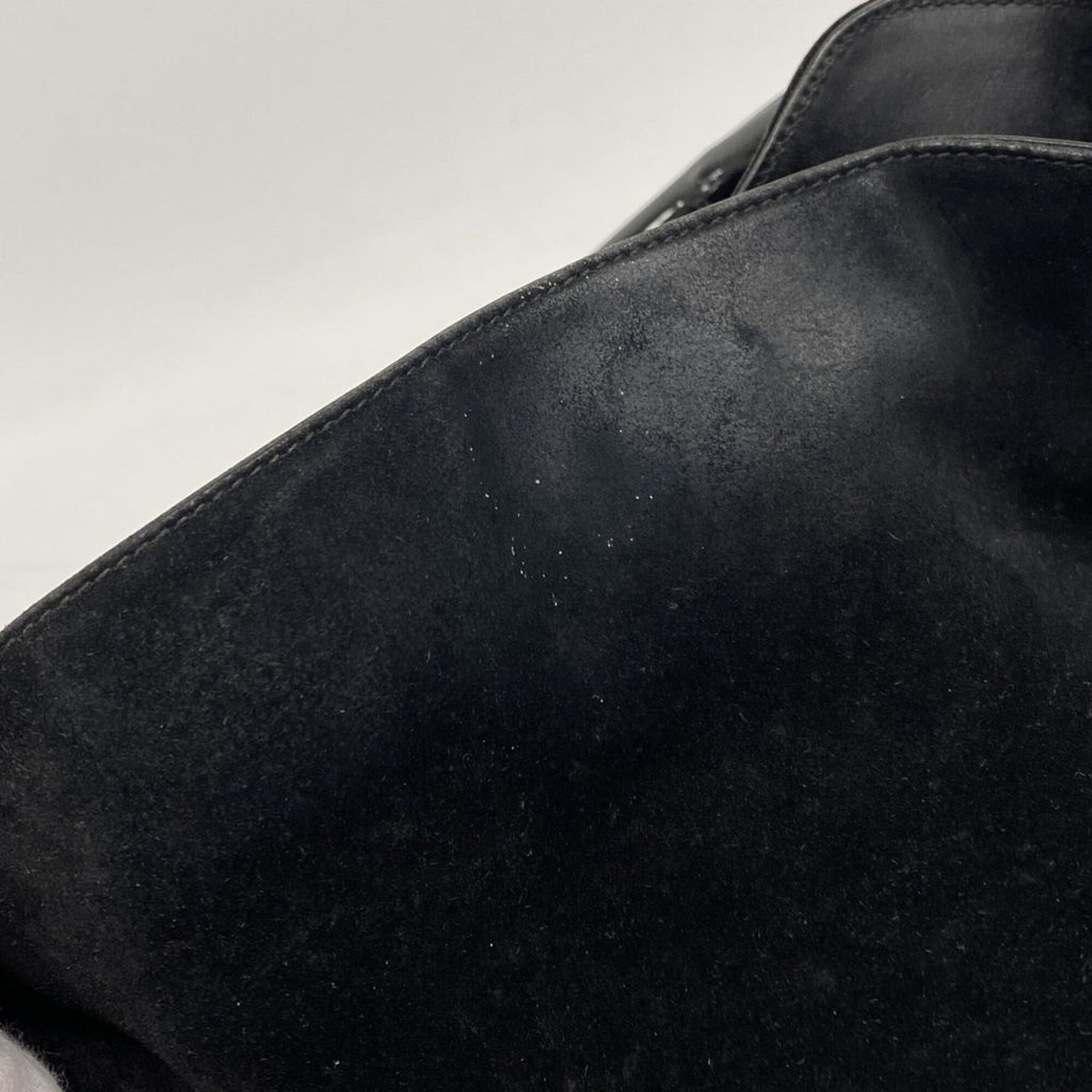 Gucci Black Suede Handbag (Pre-Owned)