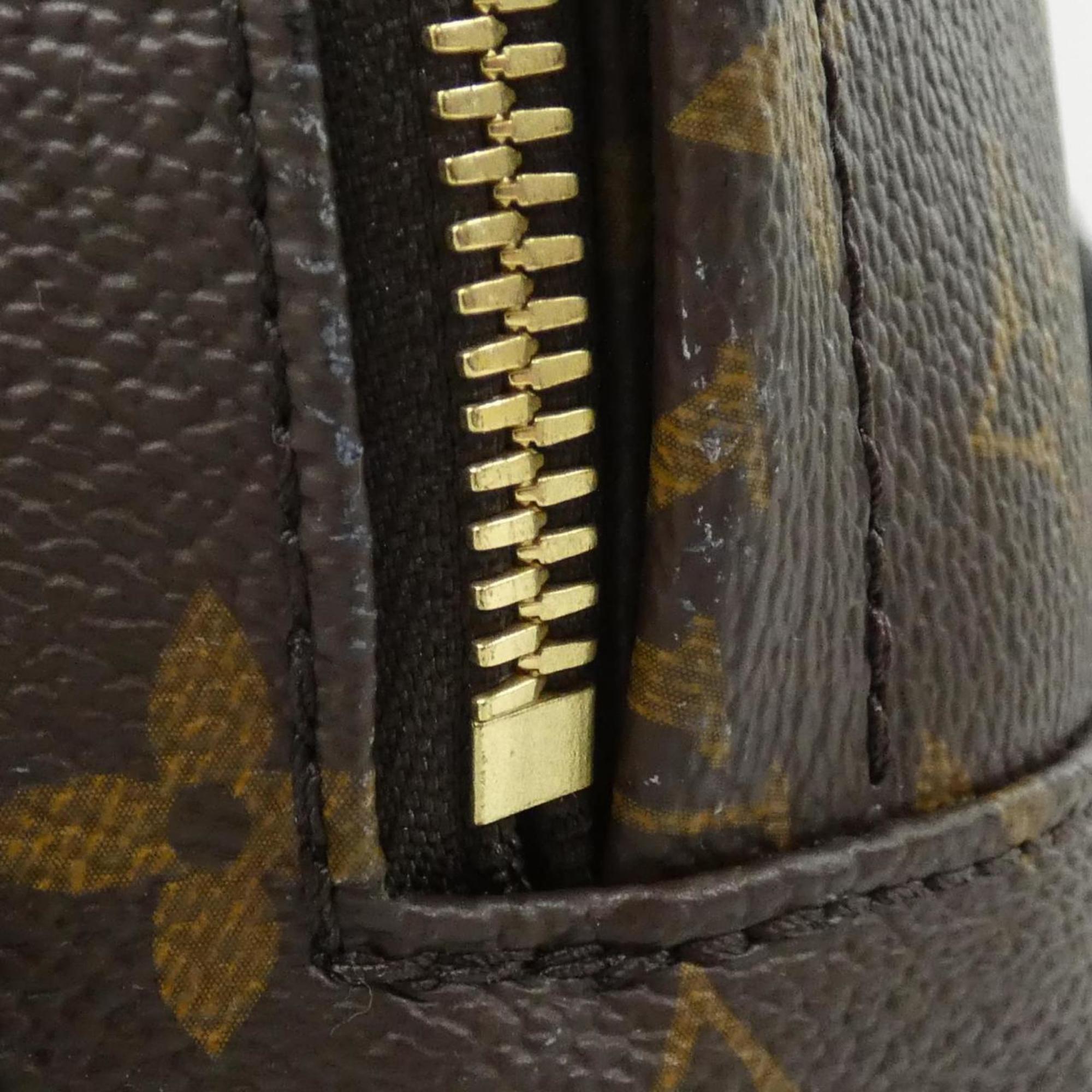 Louis Vuitton Marron Coated Canvas Backpack