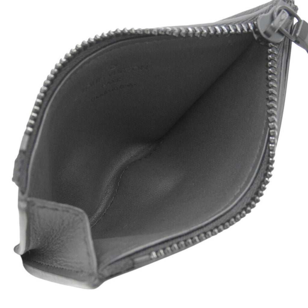 Louis Vuitton Black Noir Monogram Shadow Coin Purse/Coin Case