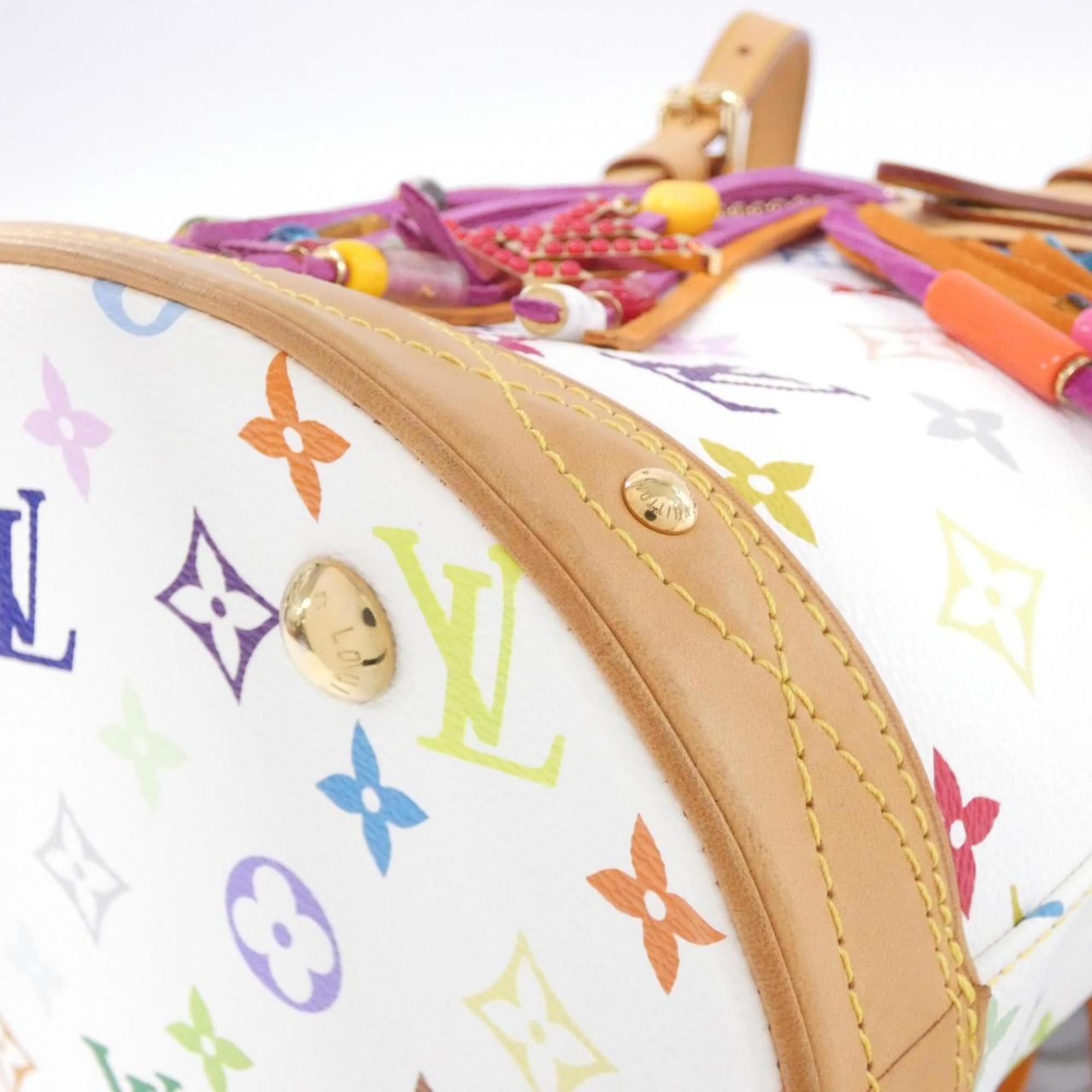 Louis Vuitton Multi-Color White Monogram Multicolore Handbag