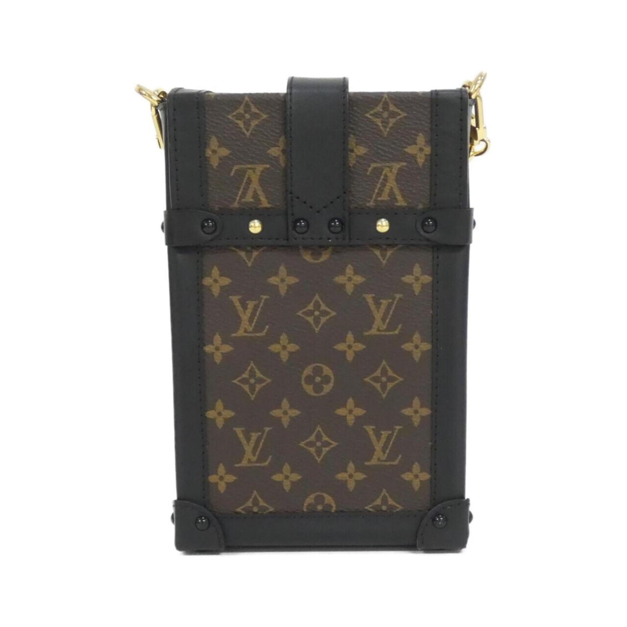 Louis Vuitton Monogram Marron Coated Canvas Pochette Shoulder Bag