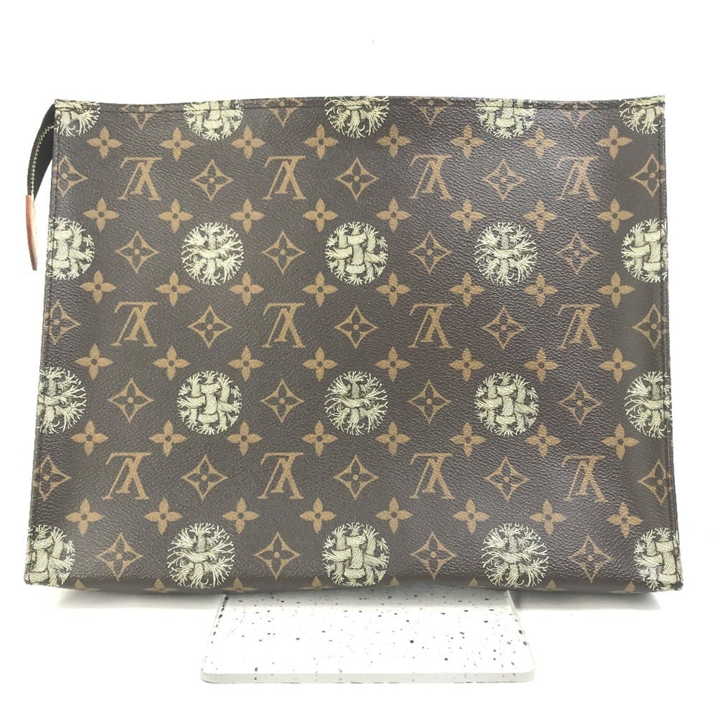 Louis Vuitton Brown Monogram Clutch Bag Pochette