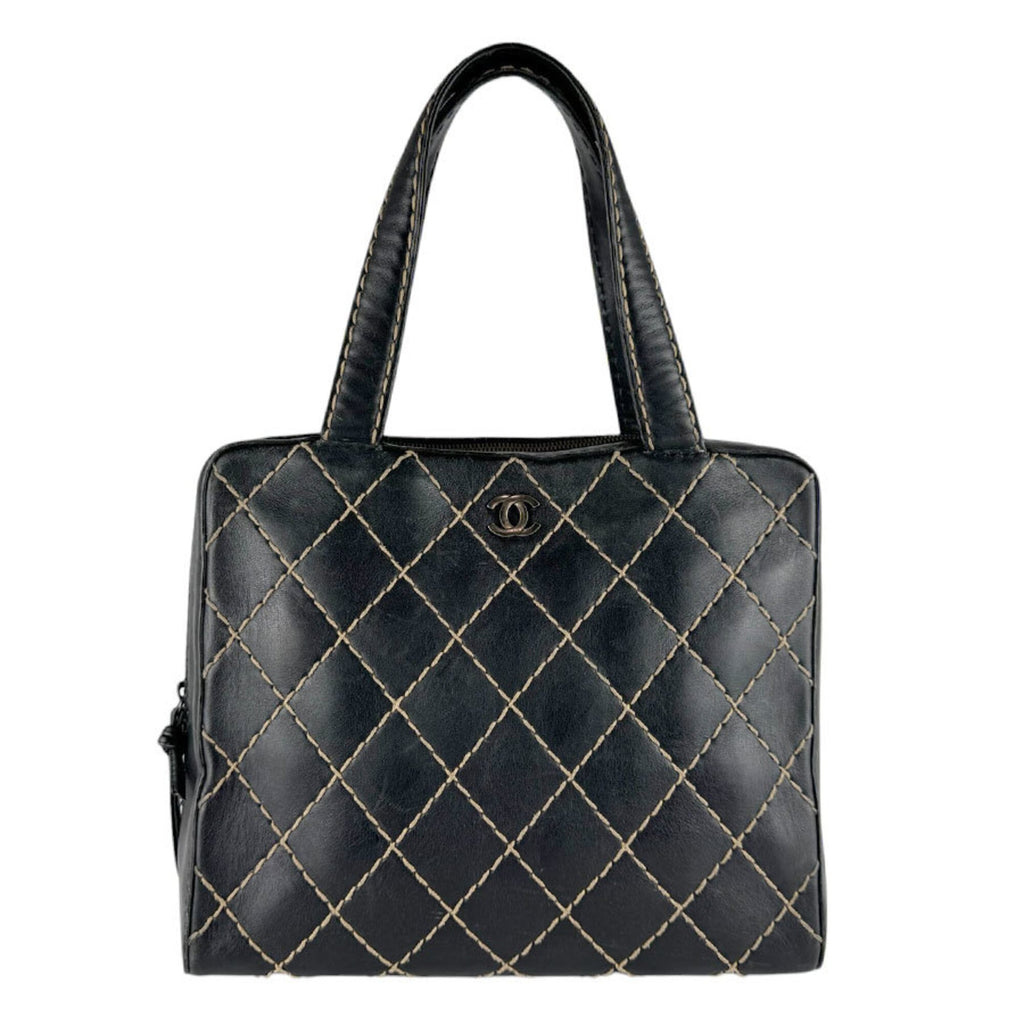 Chanel Black Leather Handbag