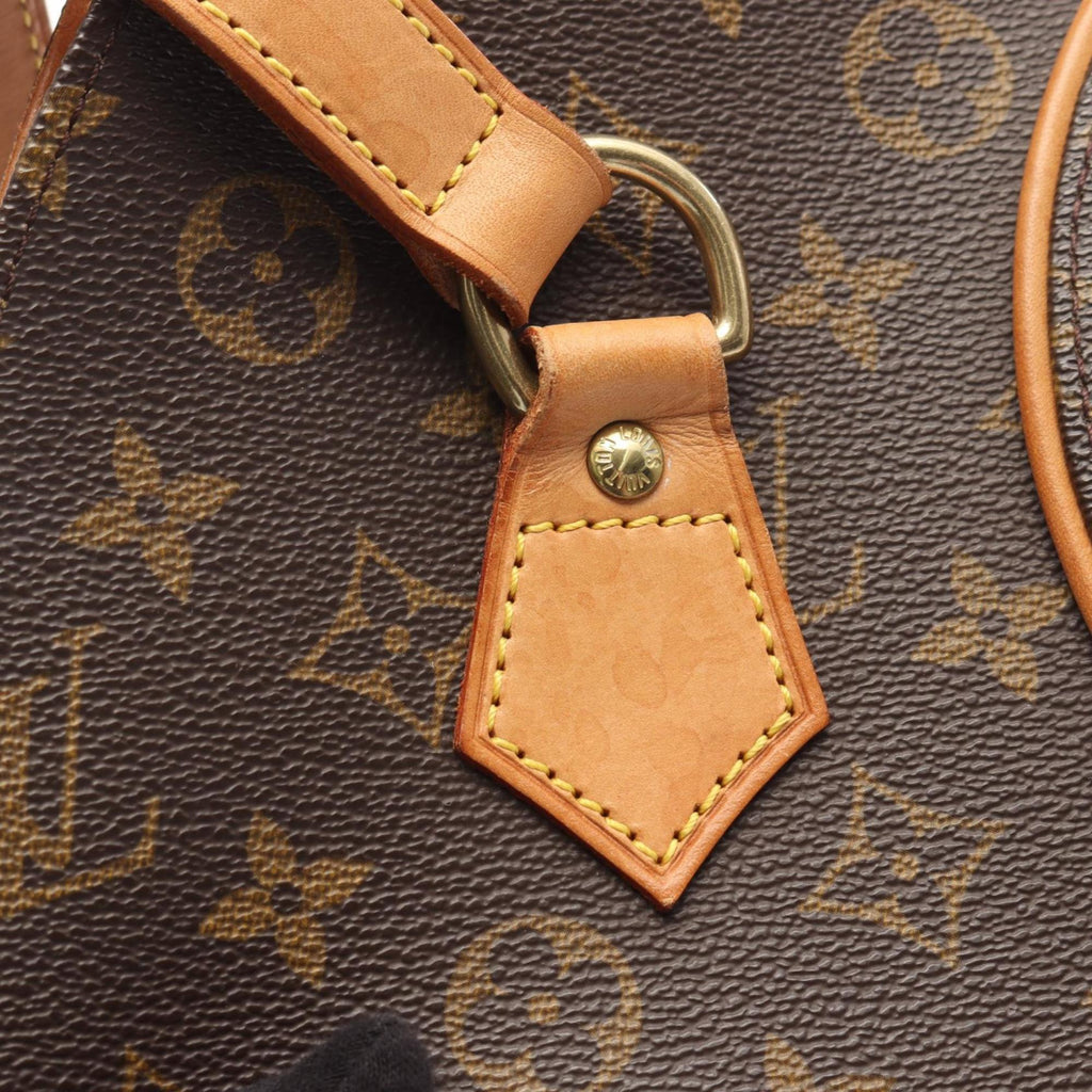 Louis Vuitton Brown Coated Canvas Leather Shoulder Bag
