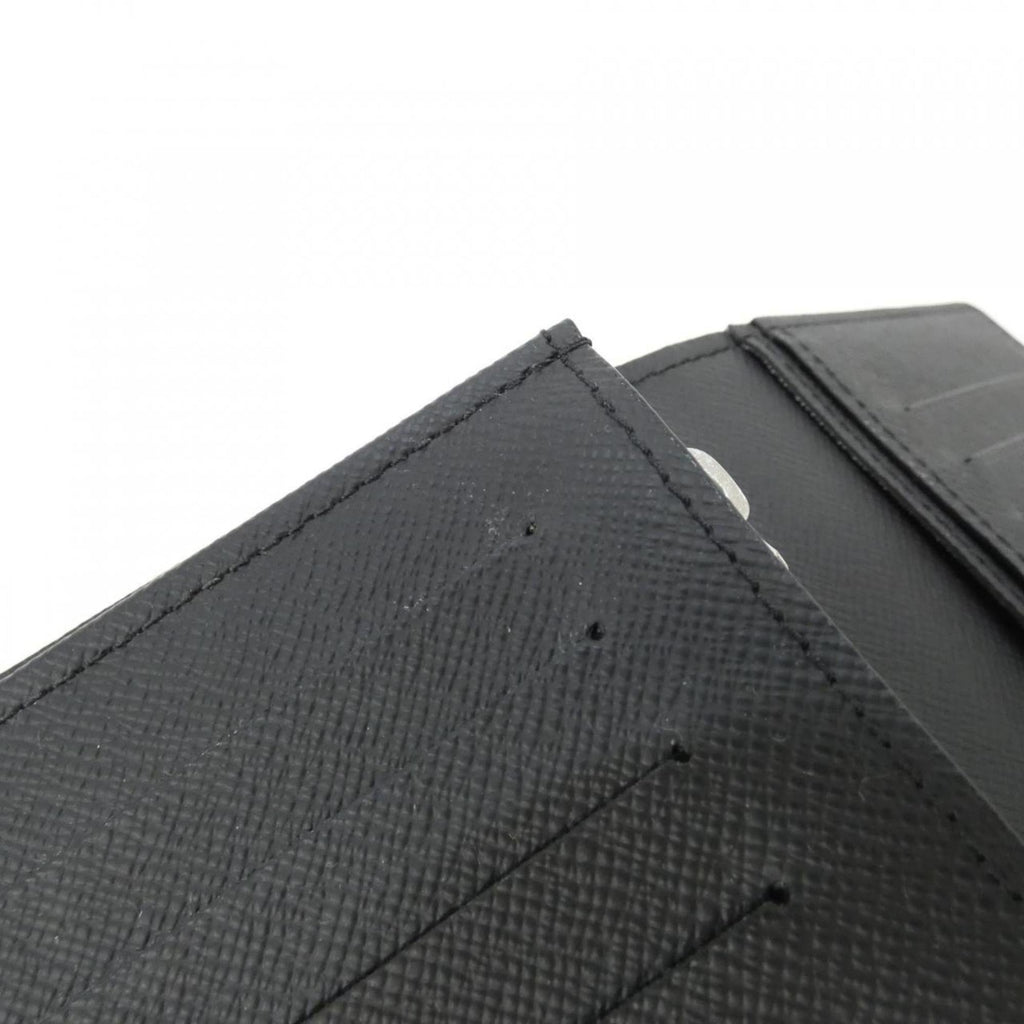 Louis Vuitton Black Leather Long Wallet
