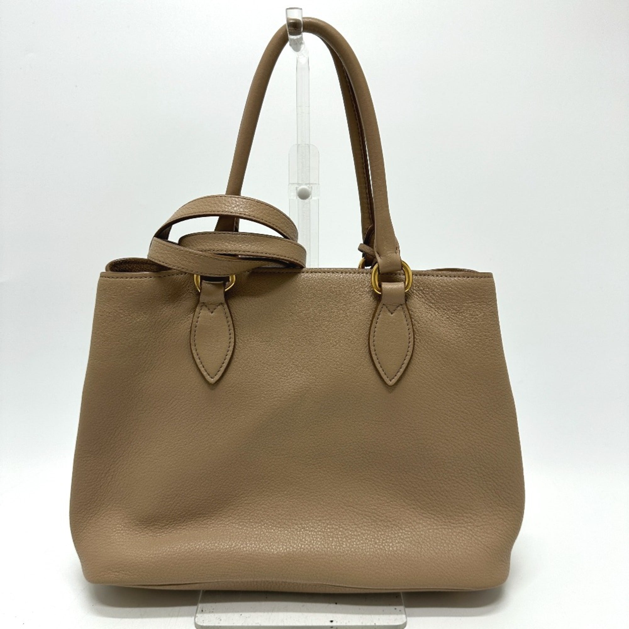Prada Beige Leather Handbag