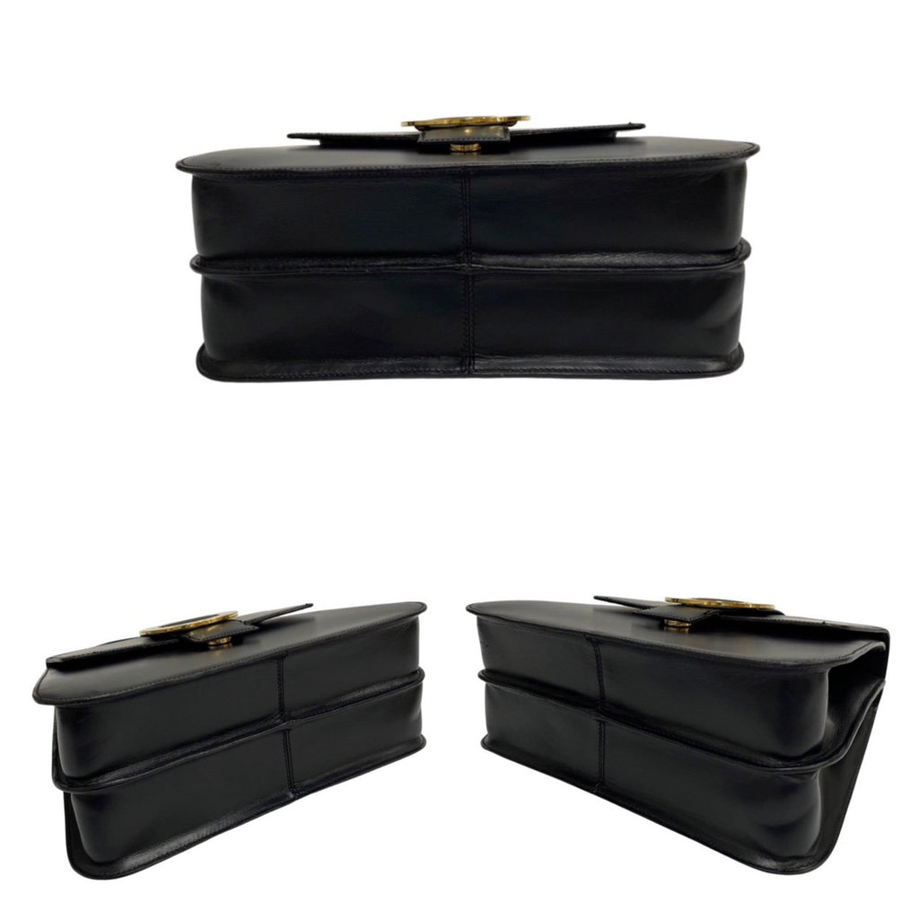 Celine Black Leather Handbag Shoulder Bag