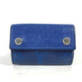 Louis Vuitton Blue Taigarama Monogram Wallet (Tri-Fold)