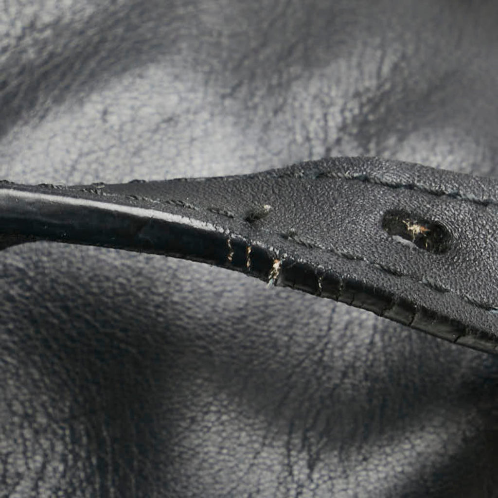 Prada Black Leather Pouch Shoulder Bag