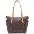 Louis Vuitton Brown Canvas Tote Bag