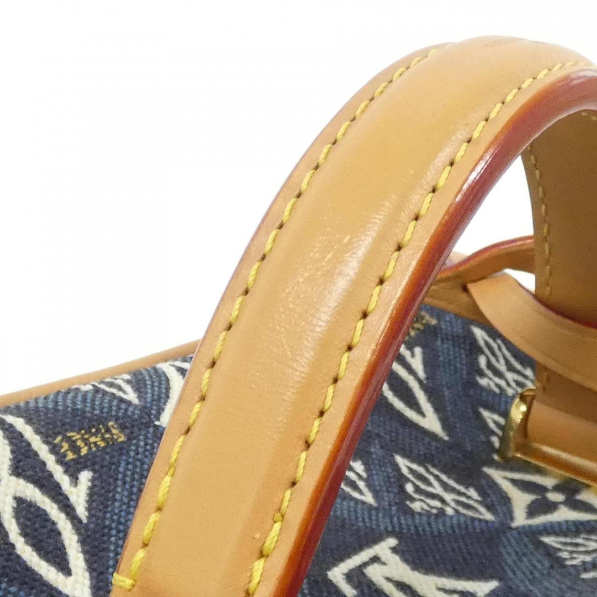Louis Vuitton Blue Jacquard Handbag