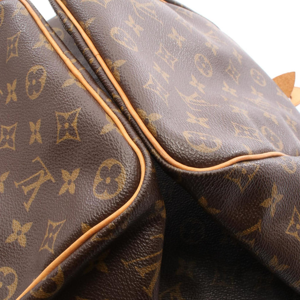 Louis Vuitton Brown Coated Canvas Leather Handbag