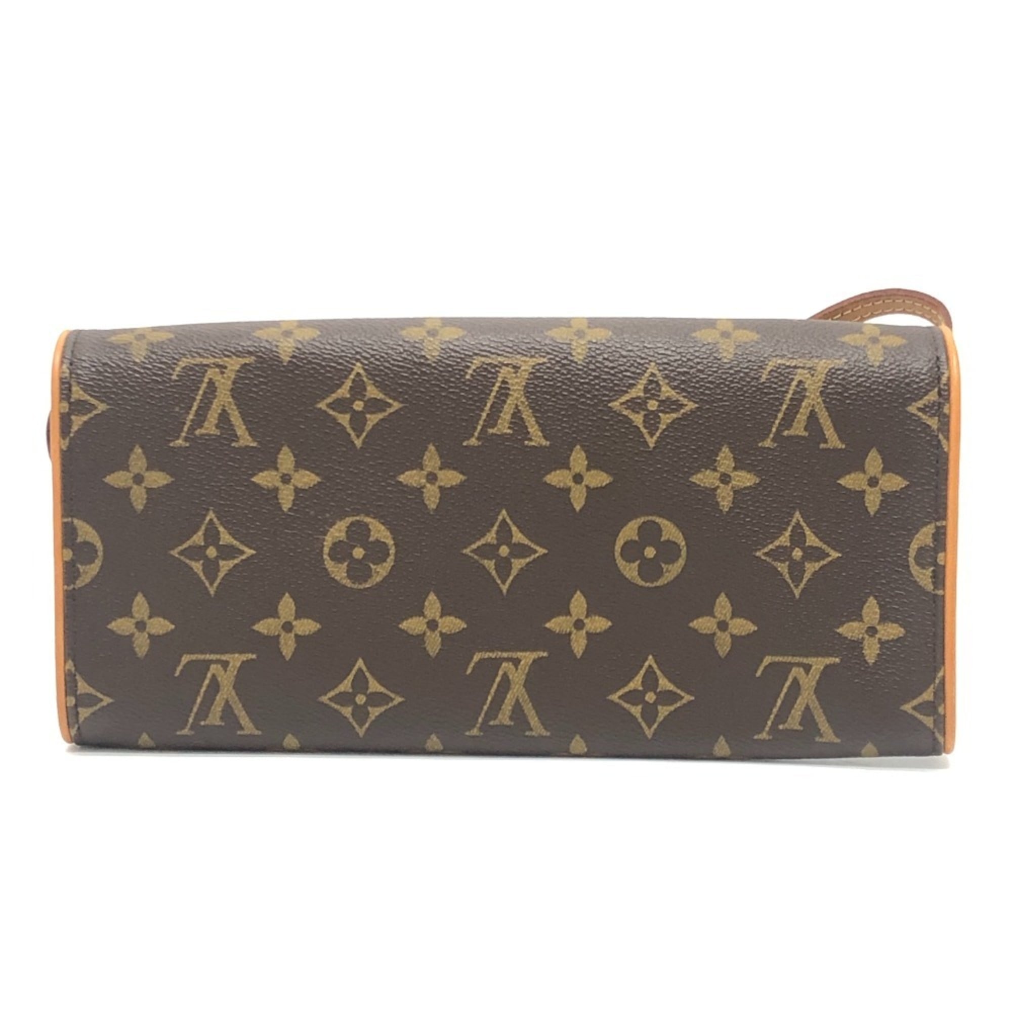 Louis Vuitton Monogram Brown Monogram Clutch Bag Pochette Shoulder Bag