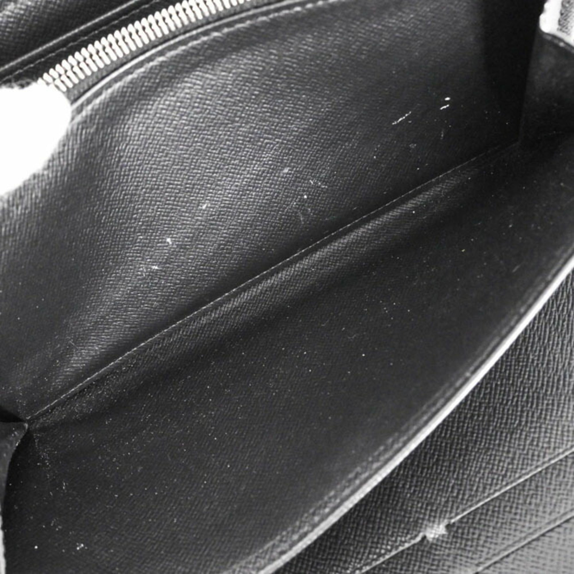 Louis Vuitton Black Taiga Leather Wallet (Tri-Fold)