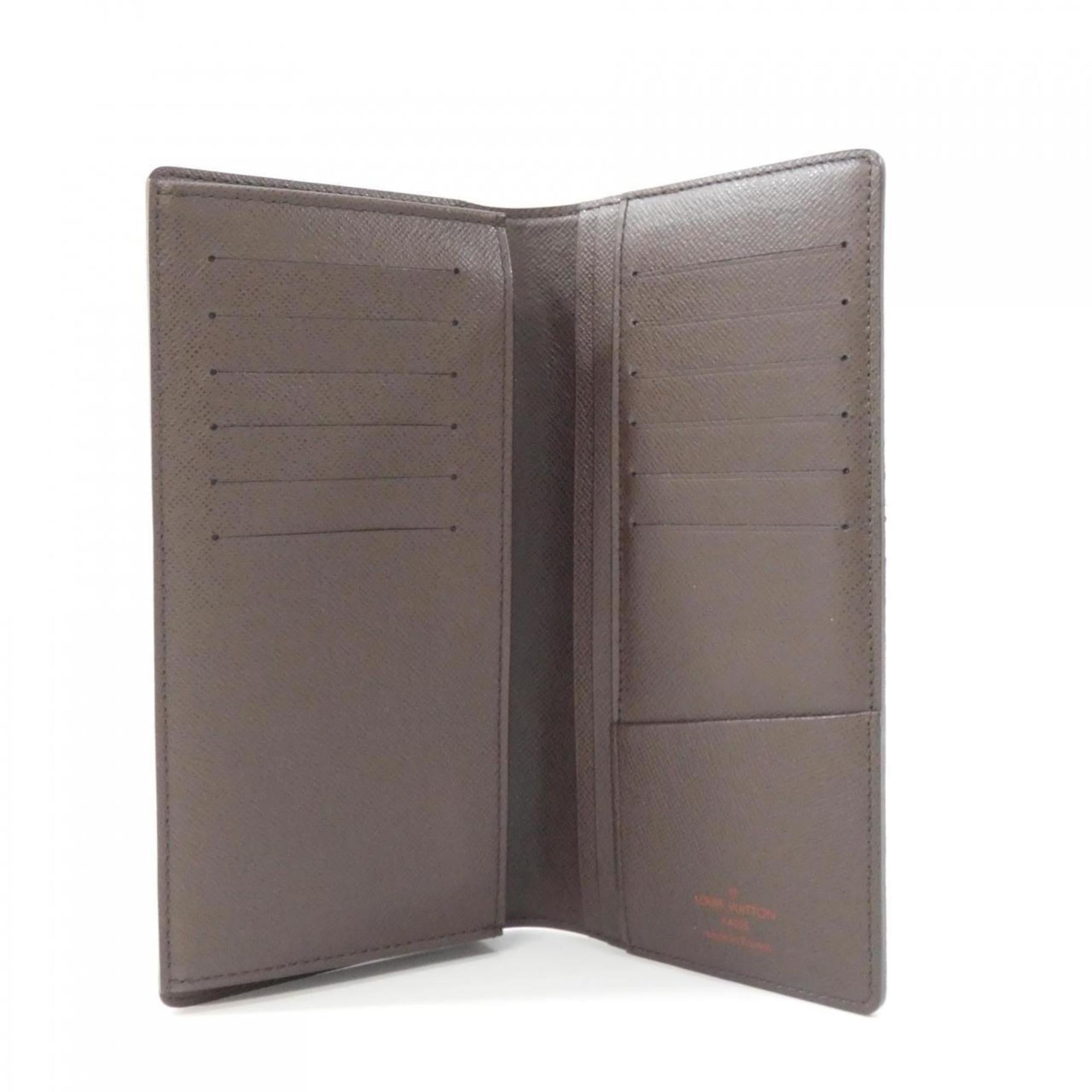 Louis Vuitton Damier Canvas Ebene Coated Canvas Long Wallet
