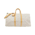 Louis Vuitton Azur Coated Canvas Boston Bag