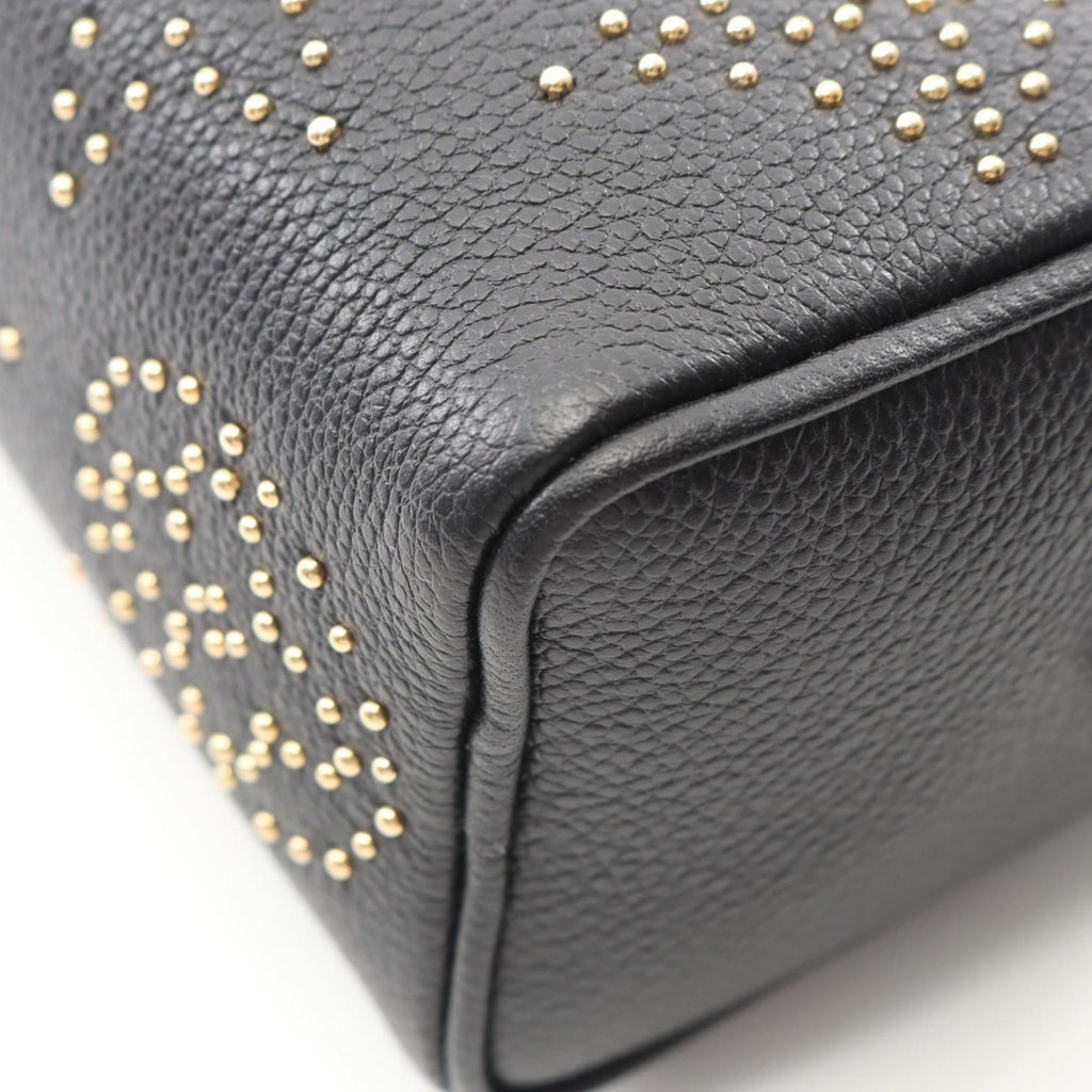 Louis Vuitton Black Leather Handbag