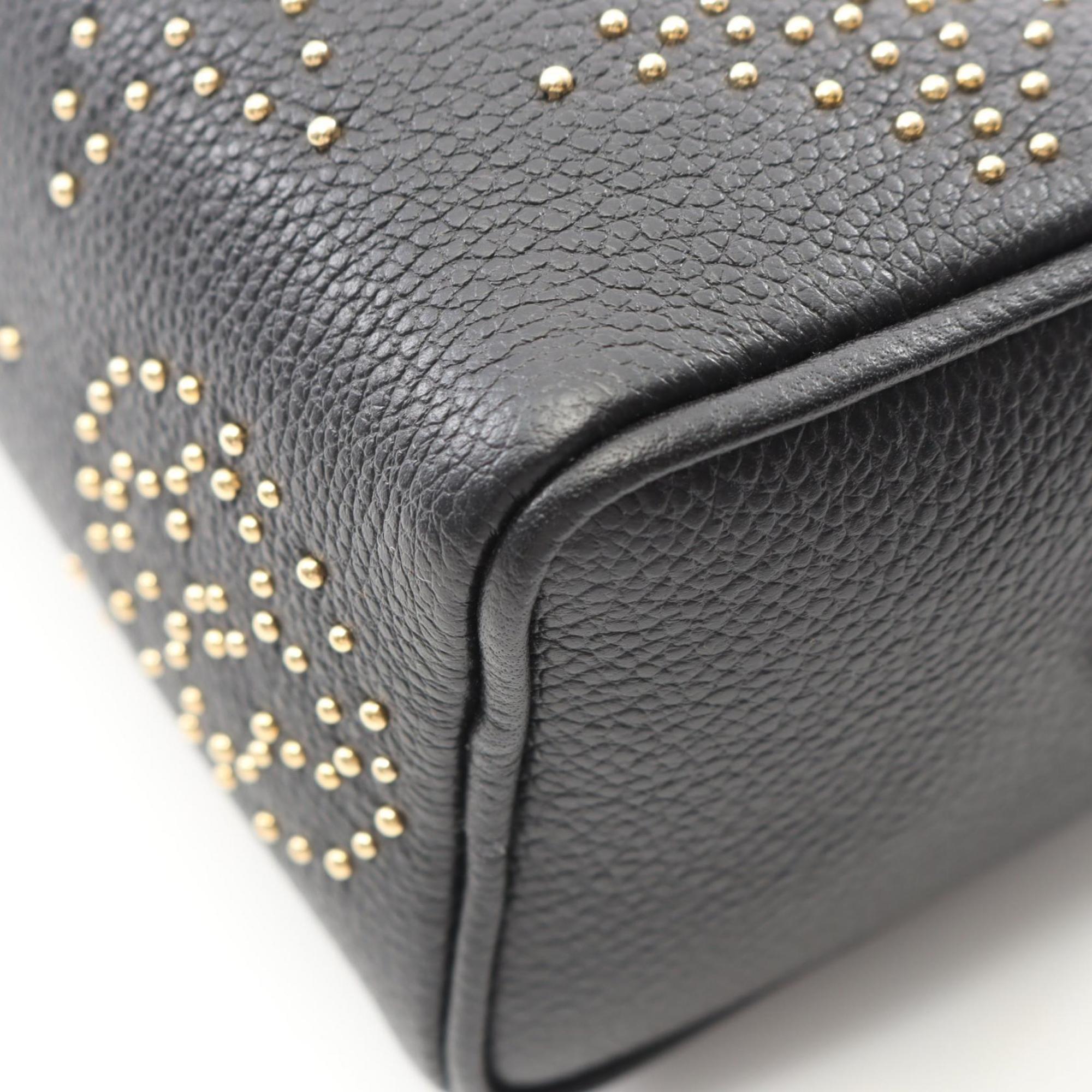Louis Vuitton Black Leather Handbag