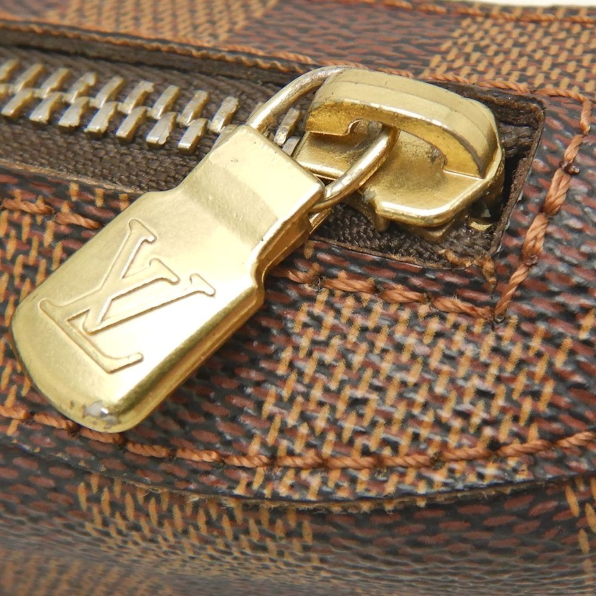 Louis Vuitton Brown Ebene Pvc Sling Bag